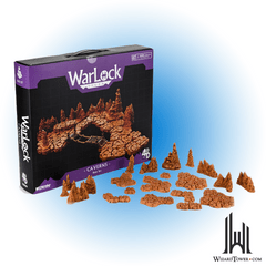 WARLOCK DUNGEON TILES CAVERNS BASE SET